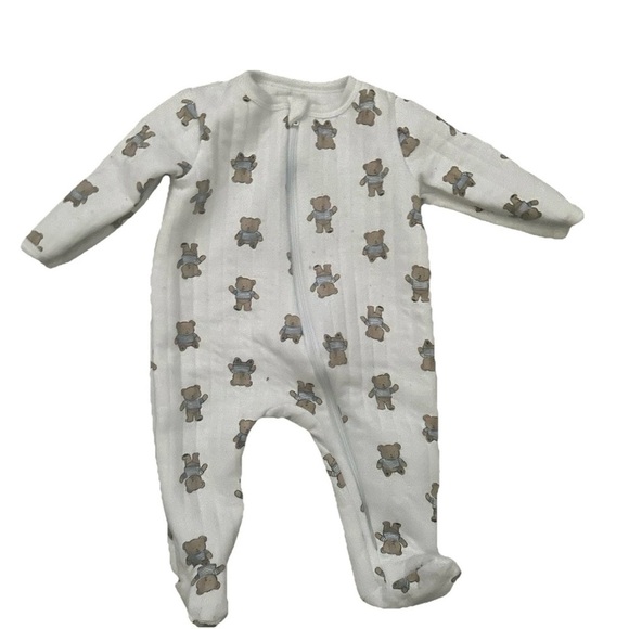 Lot Of 9 Baby Bodysuits Footie Pajamas Size 0-3 Months - Picture 6 of 7